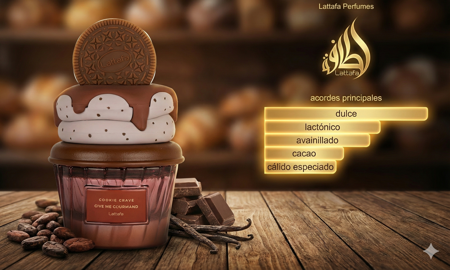 Lattafa Give Me Gourmand Cookie Crave Eau de Parfum 100 ml