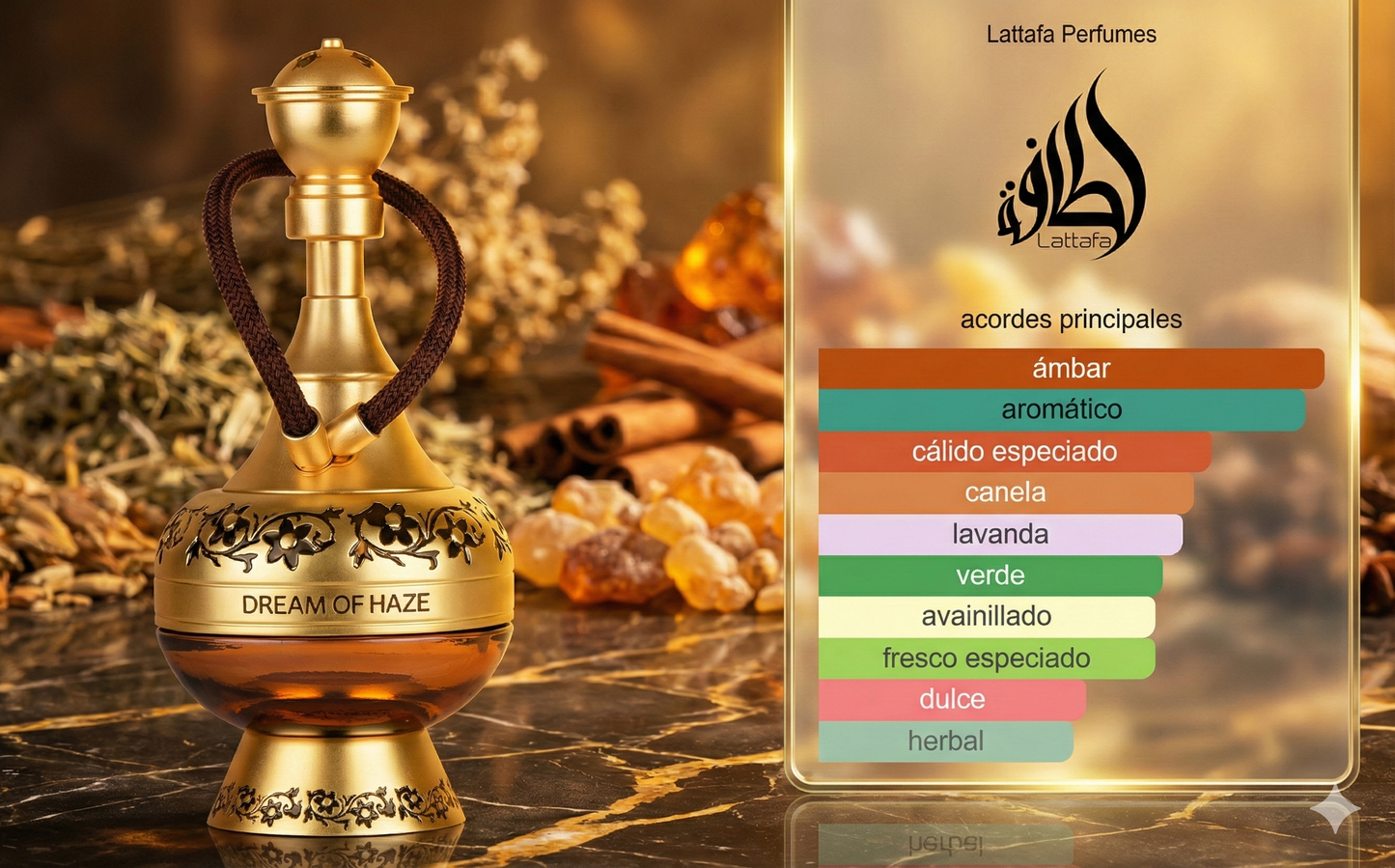 Lattafa Dream of Haze | Perfume Atalcado y Almizclado | Tu Santuario Personal