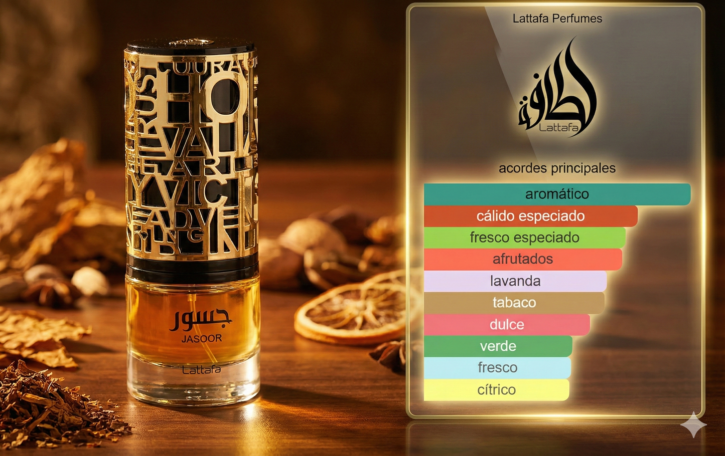 Lattafa Jasoor: Dulzura Magnética y Especiada | Aroma23
