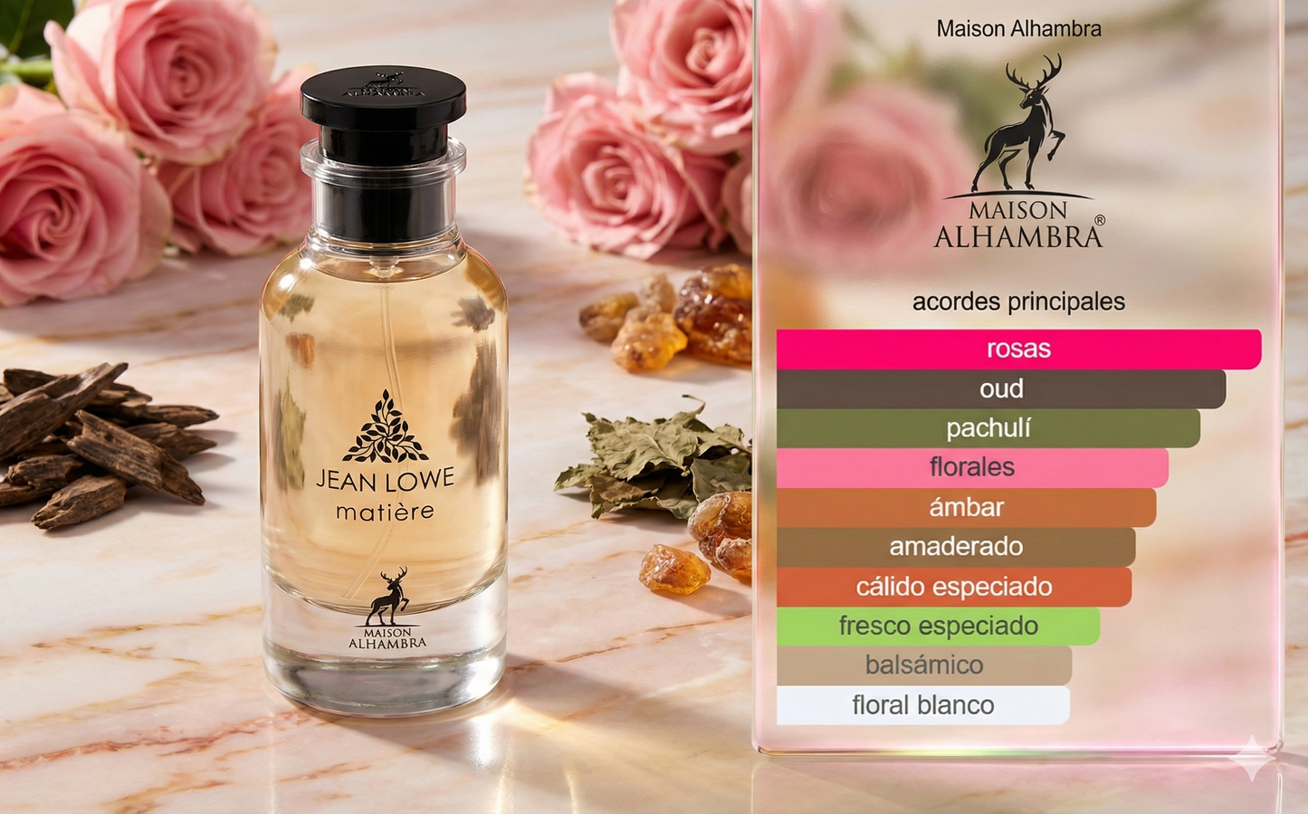 Jean Lowe Matière | Perfume de Lujo Floral Amaderado | El Aroma del Misterio