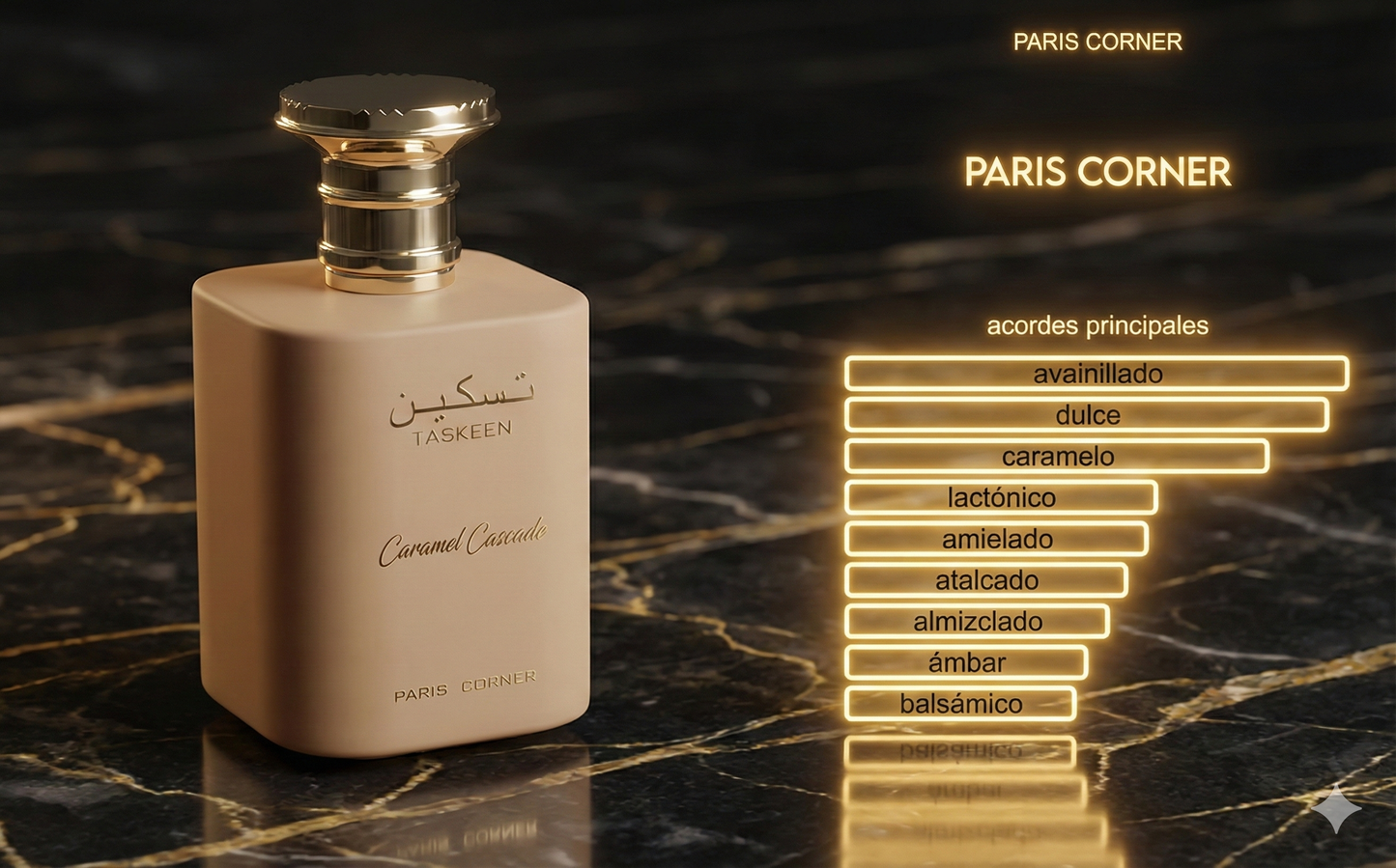 Taskeen Caramel Cascade
