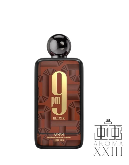 Afnan 9pm Elixir Intense | Perfume Ambarado Vainilla | La Noche en su Máxima Potencia