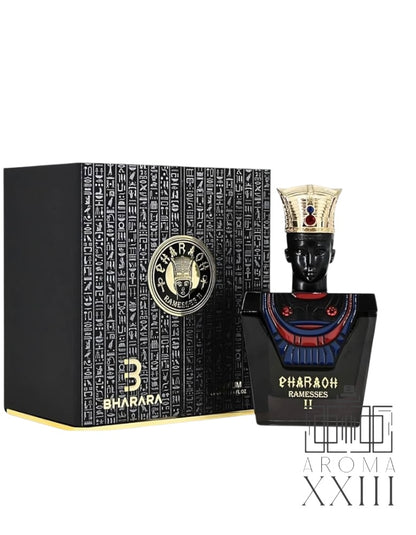 Bharara Pharaoh Ramesses II | Perfume Ambarado de Lujo | El Legado de un Faraón