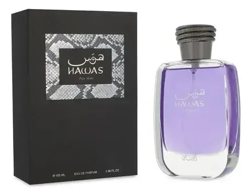 Hawas for Him Rasasi 100ml EDP | Perfume Acuático Cítrico Hombre