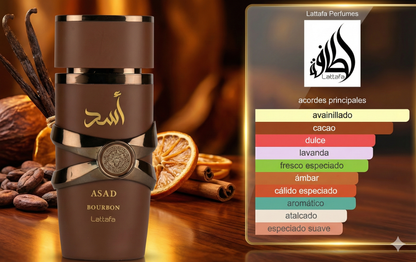 Lattafa Asad Bourbon: Vainilla y Especias Intensas | Aroma23