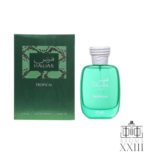 Hawas Tropical | Perfume Exótico Frutal | El Rey de las Vacaciones