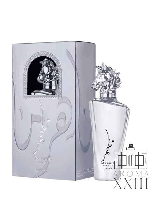 Lattafa Maahir Legacy | Perfume Cítrico Fresco Metálico | El Aroma del Futuro