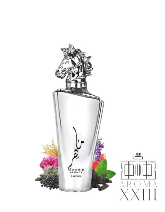 Lattafa Maahir Legacy | Perfume Cítrico Fresco Metálico | El Aroma del Futuro