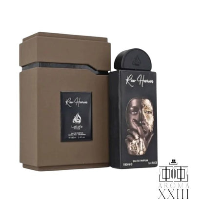 Lattafa Raw Human: El Aroma Nicho de Ciruela y Cuero | Aroma23