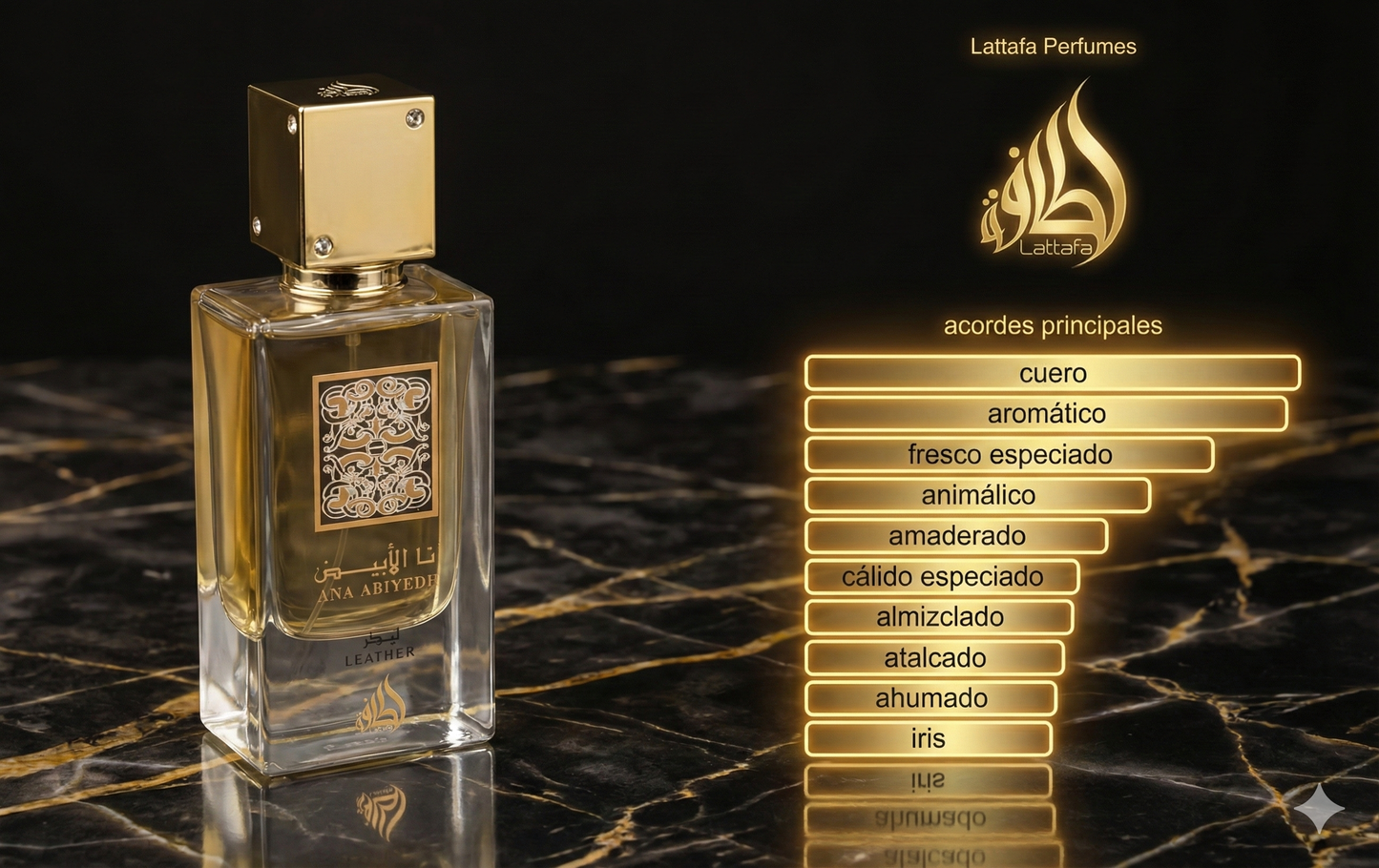 Lattafa Ana Abiyedh Leather Eau de Parfum