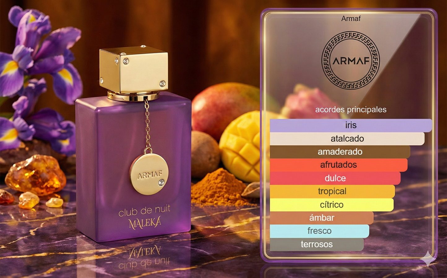 Armaf Club de Nuit Maleka | Perfume Floral Ambarado | La Seducción de una Reina